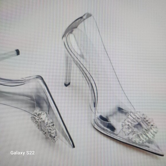 NEW CINDER-F*CKING-RELLA PUMP CLEAR Heels. NIB. Various - Picture 7 of 9